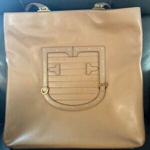 Furla Tan Leather Tote Bag